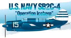 Academy Aircraft 1/72 Curtiss SB2C-4 Helldiver Operation Iceberg US Navy Ltd. Edition Kit