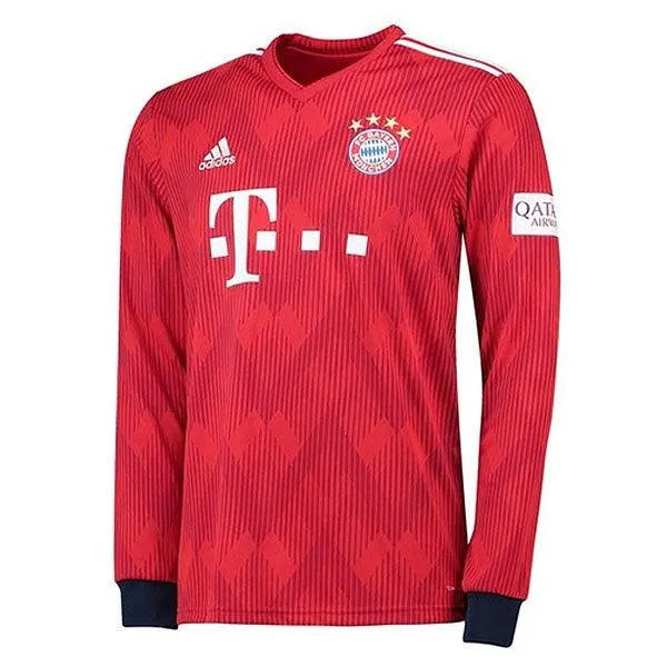 Bayern Munich Home Long Sleeve Jersey 2018-2019 Jersey