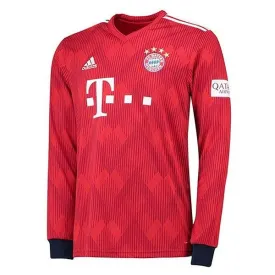 Bayern Munich Home Long Sleeve Jersey 2018-2019 Jersey