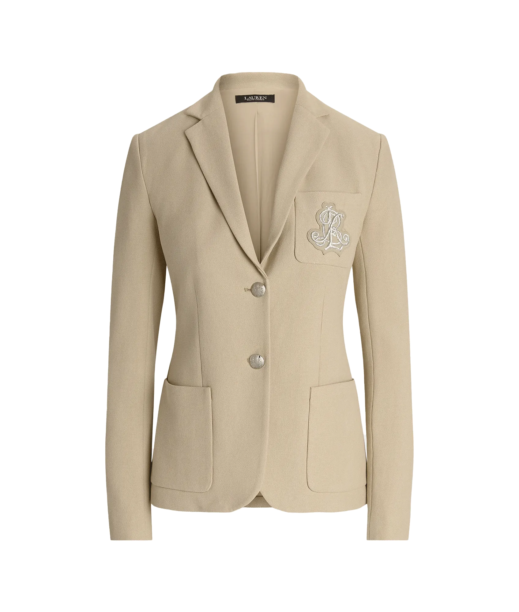 Bullion Jacquard Blazer - Beige