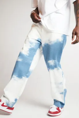 Cloud Print Skate Fit Jeans