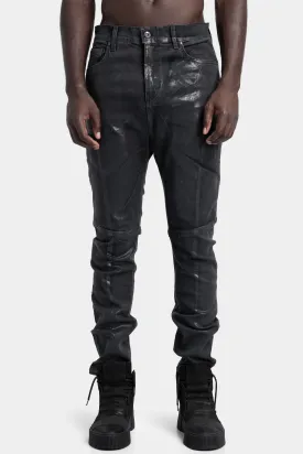 Coated jeans