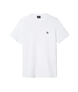 Cotton Zebra Logo T-Shirt - White