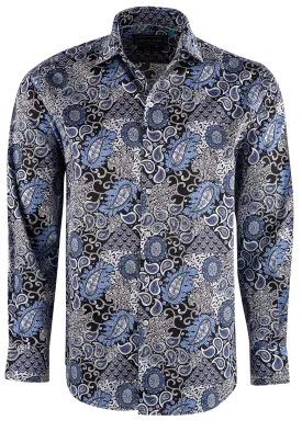 David Smith Australia Vintage Blue Button-Front Shirt