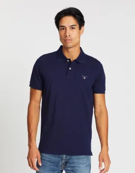 Gant Original Blue Pique SS Rugger Polo