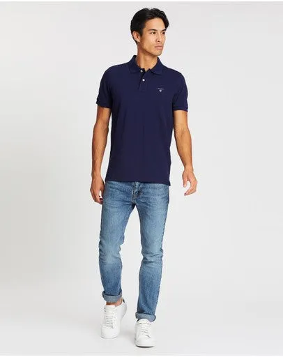 Gant Original Blue Pique SS Rugger Polo