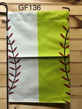 Garden Flag - GF136 - Softball / Baseball Split