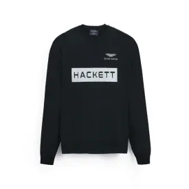 HA - Men 'Navy' Logo Patch Fleece Sweatshirt HA355