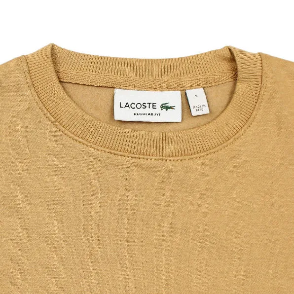 LC - Men 'Beige' Embroidery Logo Fleece Sweatshirt LC359