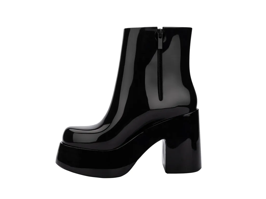 Melissa Nubia II AD Black High Top Ankle Boots