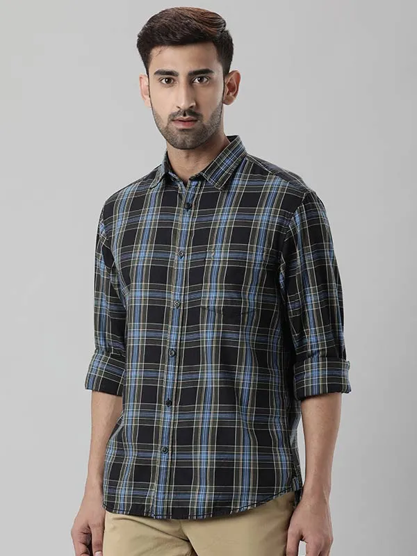 Men Checked Full Sleeve Cotton Shirt