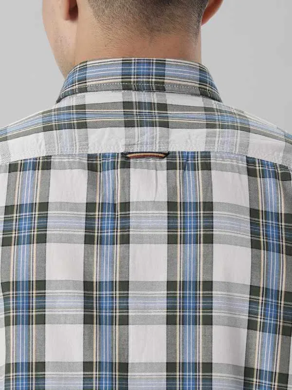 Men Checked Full Sleeve Cotton Shirt