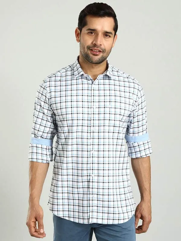 Men Checked Full Sleeve Cotton Shirt