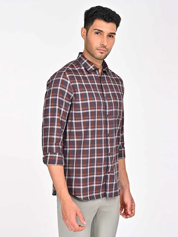 Men Checked Full Sleeve Cotton Shirt