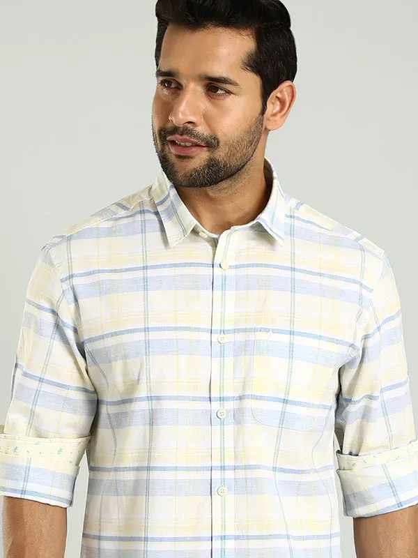 Men Checked Full Sleeve Cotton Shirt