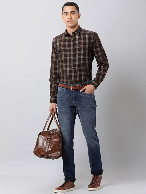 Men Checked Full Sleeve Cotton Shirt