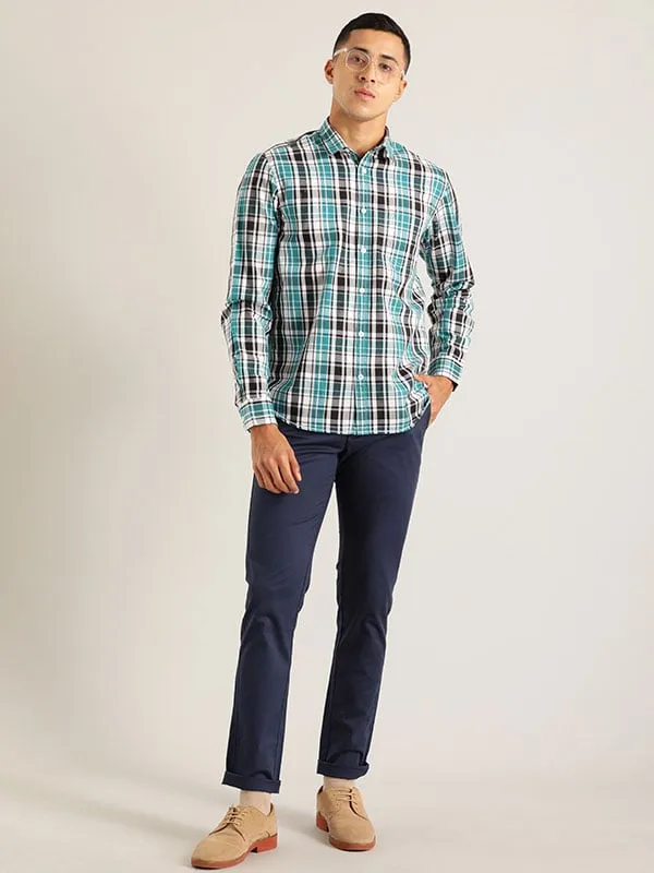 Men Checked Full Sleeve Cotton Shirt