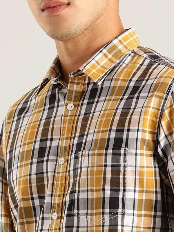 Men Checked Full Sleeve Cotton Shirt