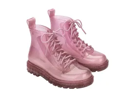 Mini Melissa Coturno GlItter Pink Boots For Kids