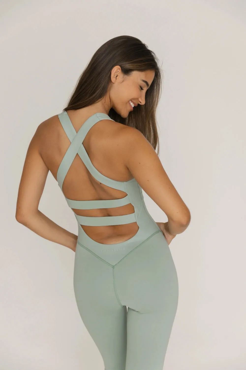 Nicole Mint Green Jumpsuit