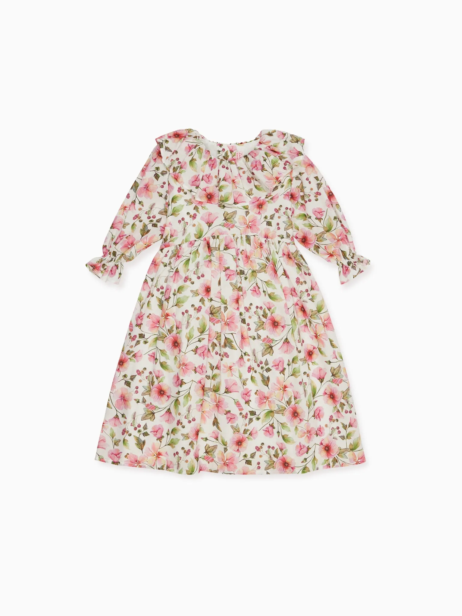 Pink Floral Martina Girl Fit And Flare Dress