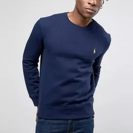 PL - Men 'Navy' Signature Polo Crew Neck Terry Sweatshirt PL271