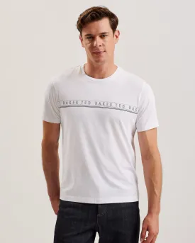 Portra Ss Branded T-Shirt White