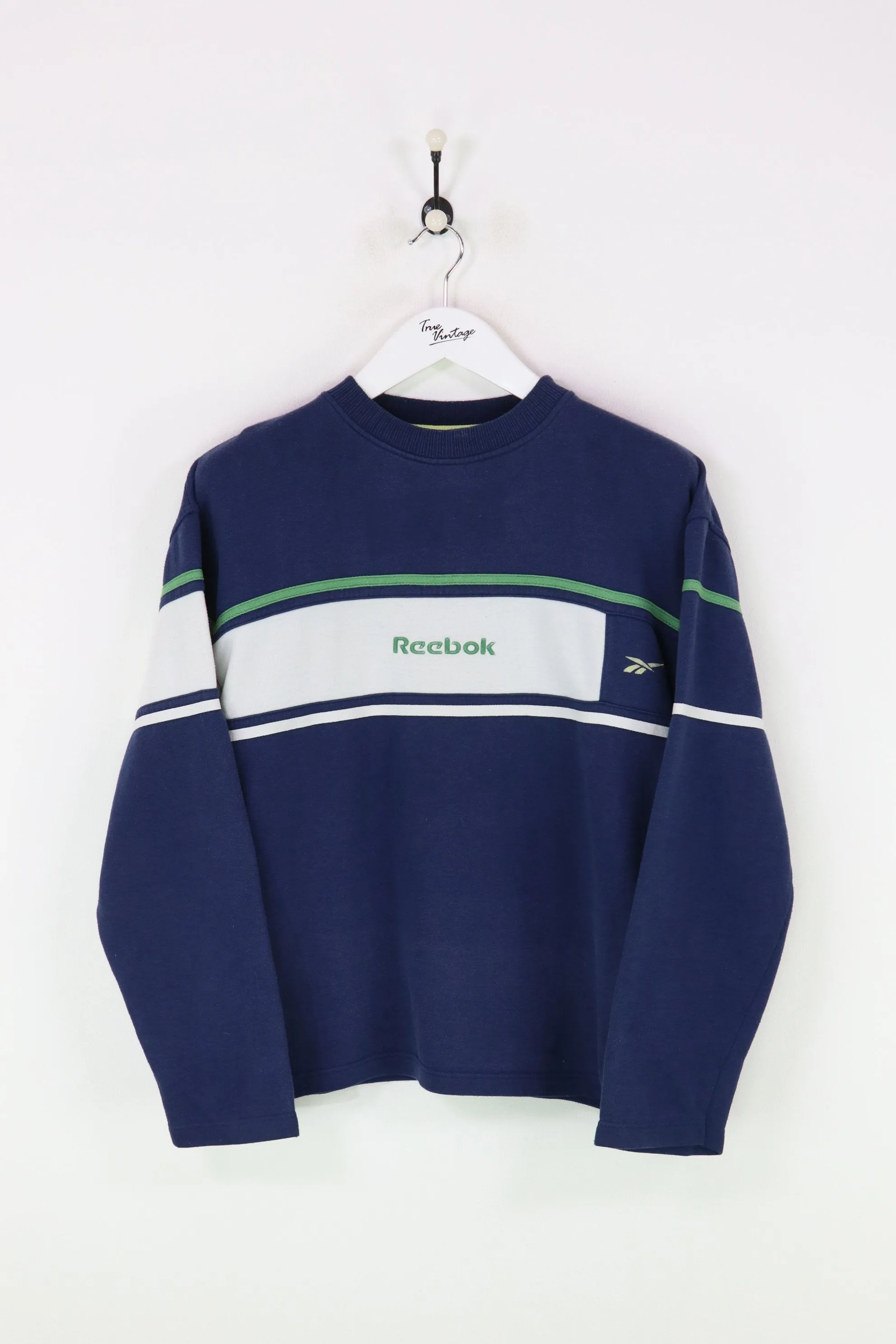 Reebok Sweatshirt Navy/White Medium