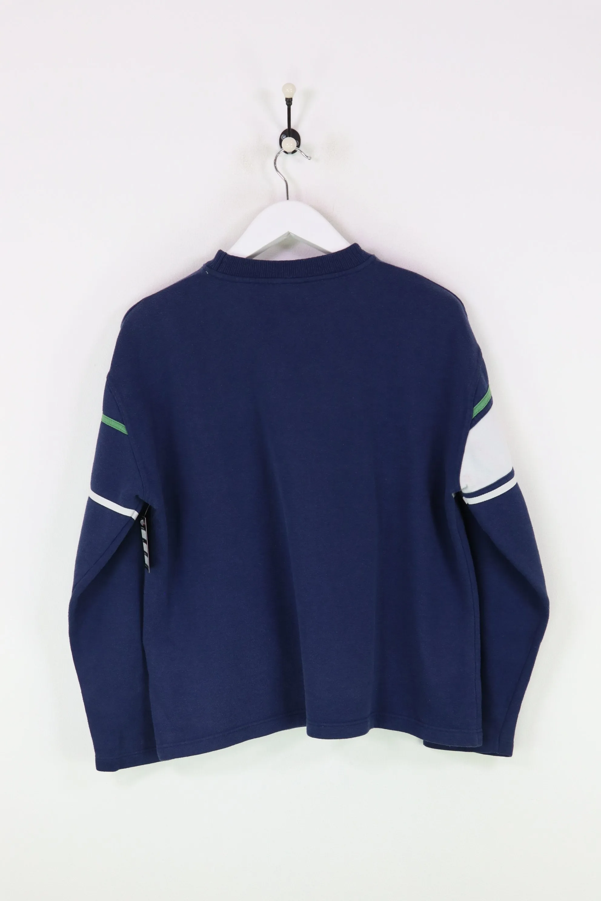 Reebok Sweatshirt Navy/White Medium