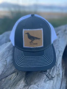 Slate / White AK Raven Patch Hat. $38.00