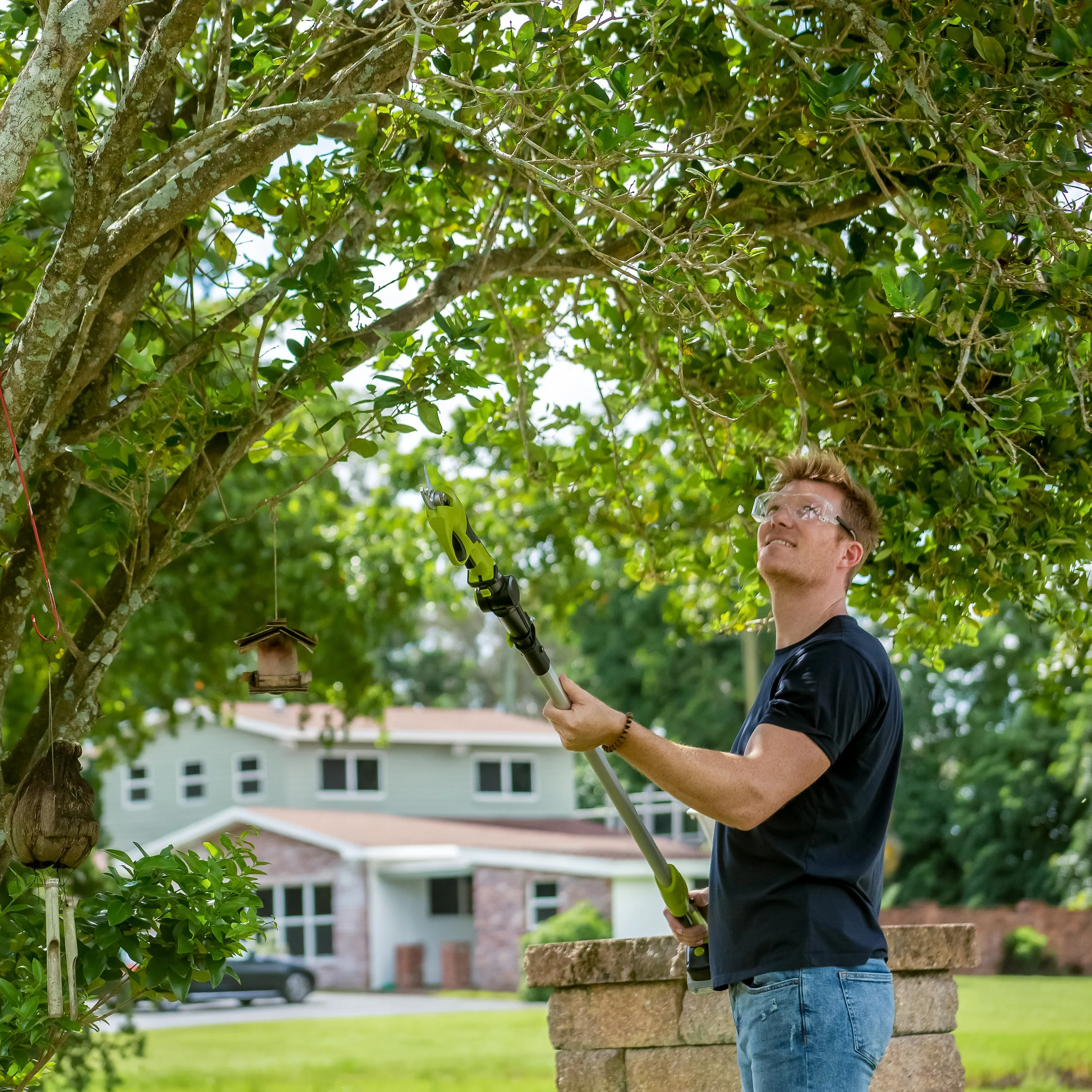 Sun Joe 24V-LRPL2-CT 24-Volt IONMAX Cordless Handheld and Long-Reach Pruner and Lopper | Tool Only