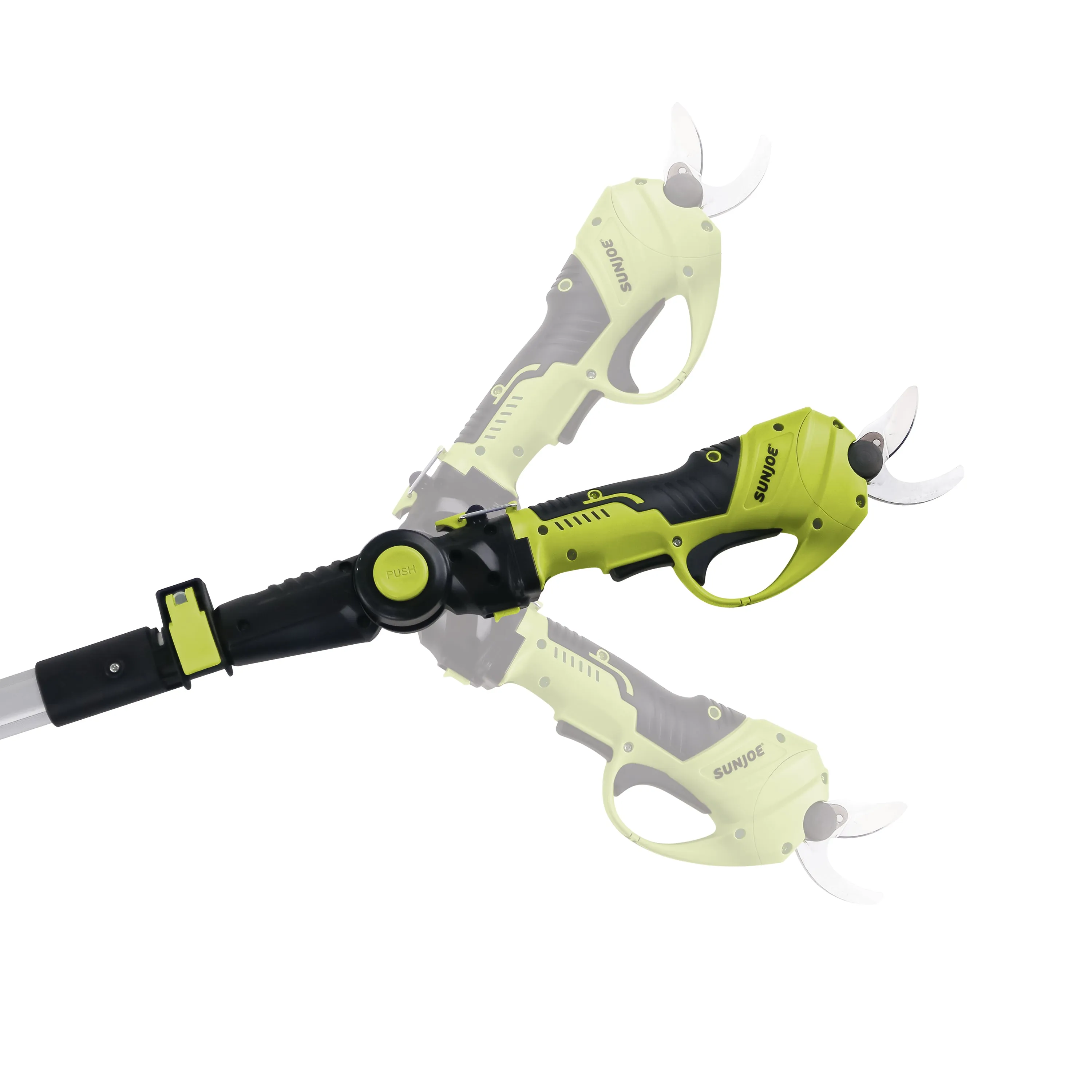 Sun Joe 24V-LRPL2-CT 24-Volt IONMAX Cordless Handheld and Long-Reach Pruner and Lopper | Tool Only