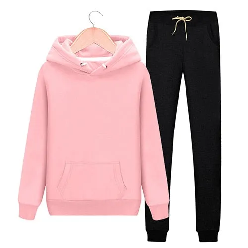 Tracksuit Women 2019 Fashion Cotton Long Sleeve Hoodies Autumn Women Clothes