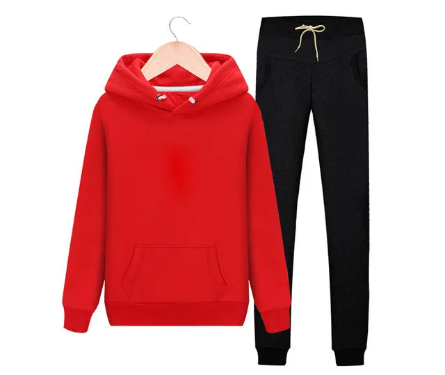 Tracksuit Women 2019 Fashion Cotton Long Sleeve Hoodies Autumn Women Clothes